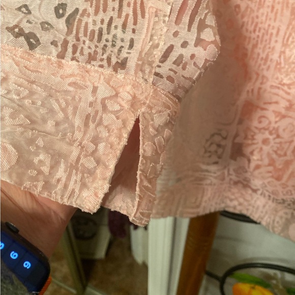 Ruby Rd. Light Pink Textured Blouse - Picture 5 of 5